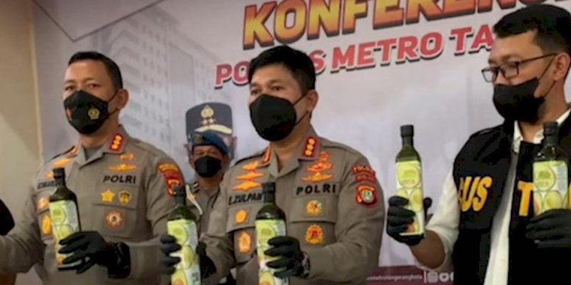 Polres Tangerang Berhasil Ungkap Peredaran Sabu Cair Meksiko-Indonesia