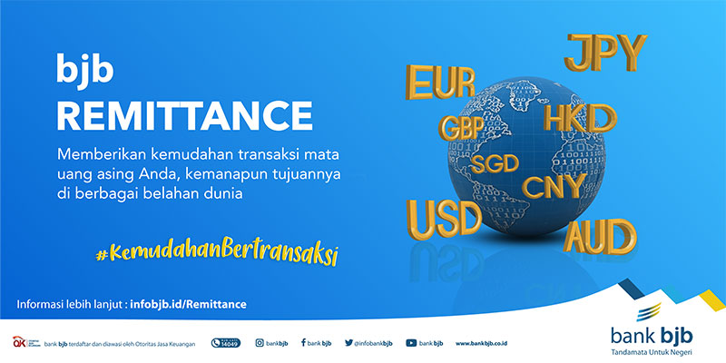 bjb Remittance, Layanan Kirim Uang ke Berbagai Negara