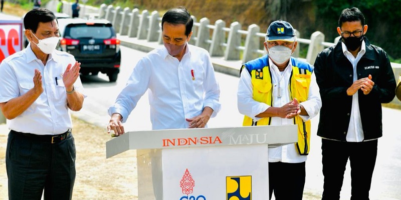 Lima Tahun Dibangun, Akhirnya Jalan Bypass Balige Diresmikan Jokowi