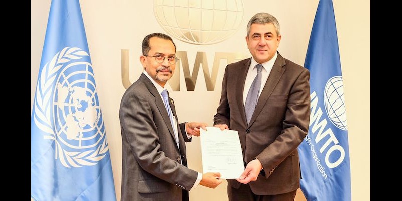 Dubes Najib Serahkan Surat Kepercayaan kepada Sekjen UNWTO