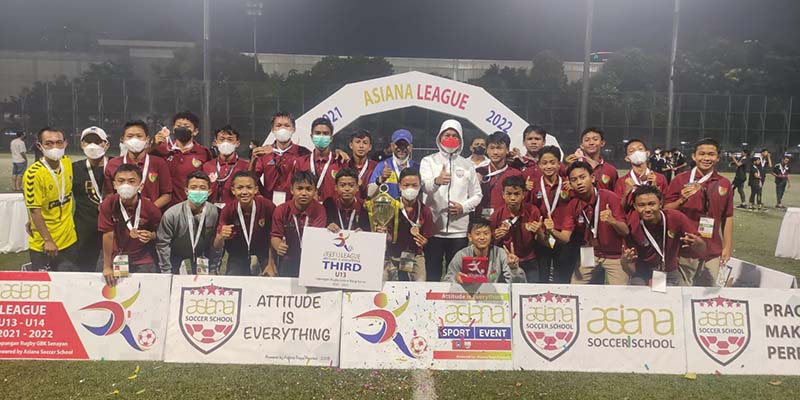Imbang di Pertandingan Akhir, Cibinong Raya U-13 Peringkat 3 Liga Asiana