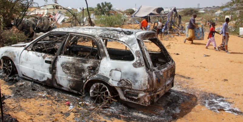 Aksi Bom Bunuh Diri di Somalia, 13 Orang Meninggal Dunia
