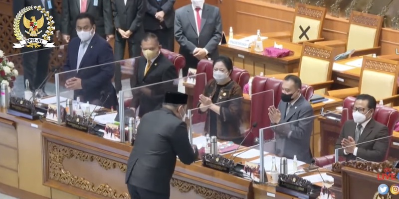Rapat Paripurna DPR Cuma Dihadiri 39 Dewan, Sisanya Virtual, Izin, dan Bolos