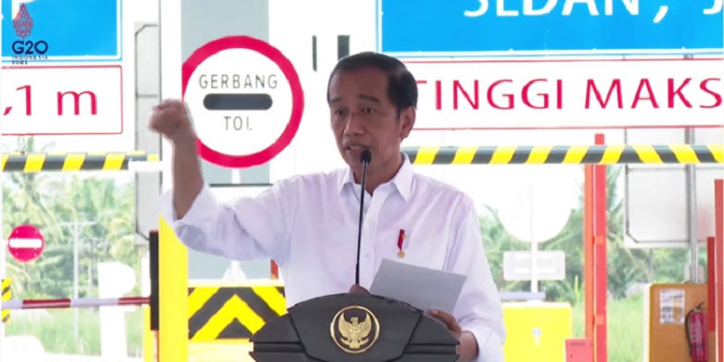 Resmikan Ruas Jalan Tol Binjai-Langsa, Jokowi: Hubungkan dengan Sentra Produksi