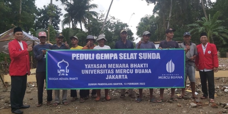 Bantu Korban Gempa Selat Sunda, Universitas Mercu Buana Bangunkan Masjid