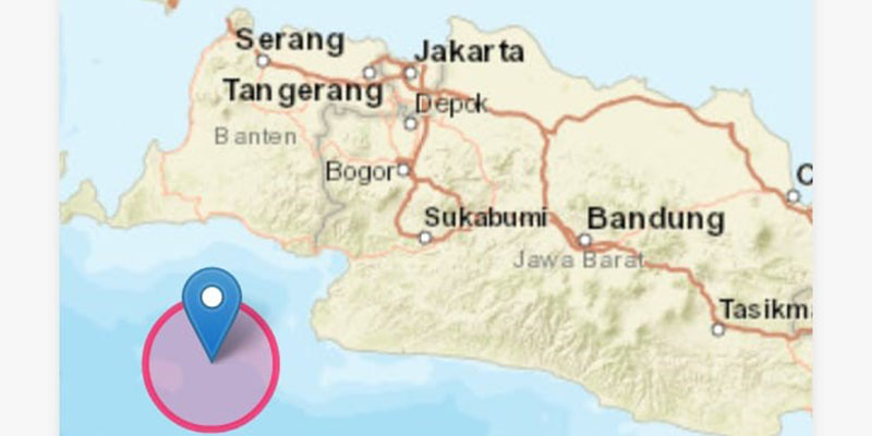 Pesisir Selatan Banten Kembali Diguncang Gempa Magnitudo 5,5