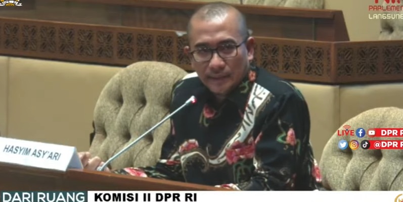 Ditanya Cara Mencegah Anggota KPPS Tidak Berguguran, Begini Jawaban Hasyim Asy'ari