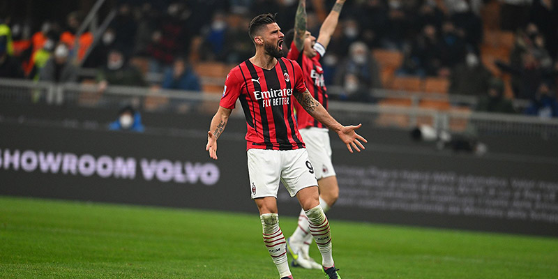 Cetak 2 Gol dalam 3 Menit, Giroud Bawa Milan Pecundangi Inter