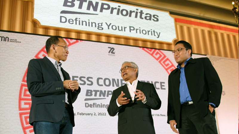 Relaunching BTN Prioritas â€œDefining Your Priorityâ€ di Jakarta, Rabu, 2 Februari 2022./Dok
