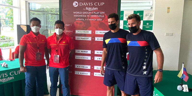 Drawing Playoff Piala Davis, Christopher Rungkat Langsung Hadapi Andalan Venezuela David Martinez