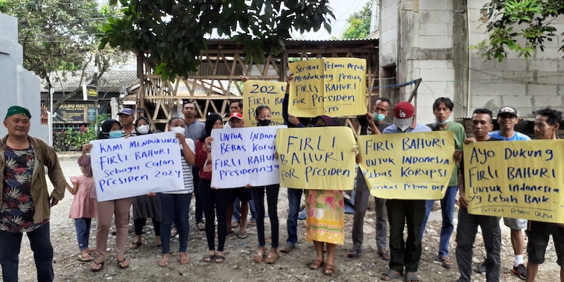 Ingin Indonesia Bebas Korupsi, Petani Depok Mantap Deklarasi Firli Bahuri Capres 2024