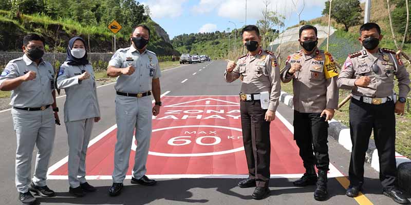 Jamin Keselamatan Pengendara, Jasa Raharja Pasang <i>Redspot</i> di Kawasan Mandalika