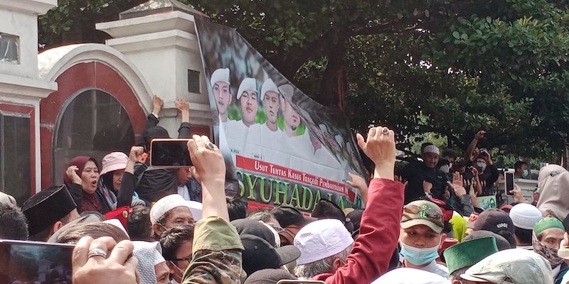 Teriakan "Yaqut Murtad" Menggema di Depan Kantor Kementerian Agama