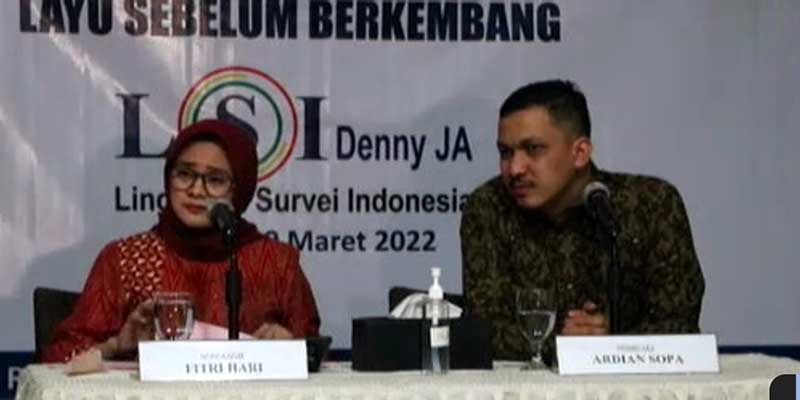 Survei LSI Denny JA: Mayoritas Pendukung Capres 2024 Tolak Penundaan Pemilu dan Jokowi Tiga Periode