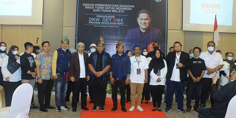 Mampu Transformasi BUMN, Pengusaha di Batam Dukung Erick Thohir Lanjutkan Kepemimpinan Presiden Jokowi