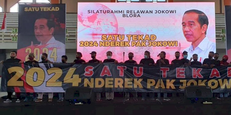 Kumpul di Blora, Relawan Satukan Tekad 2024 <i>Nderek</i> Jokowi