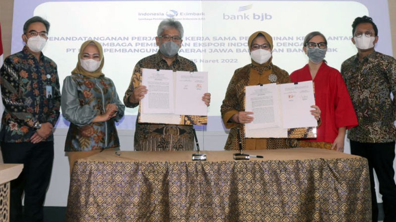 Dorong Ekspor Indonesia, bank bjb Kerjasama Penjaminan Kredit dengan LPEI