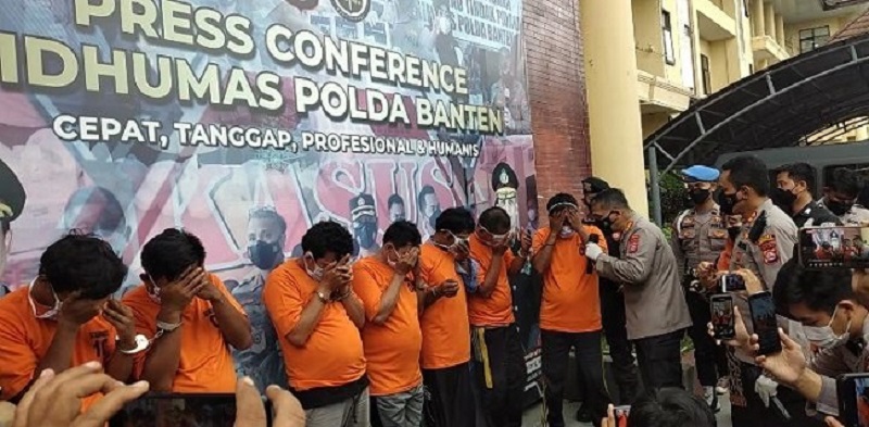 Polda Banten Amankan 23 Kg Sabu dalam Koper, 7 Pelaku Ditangkap