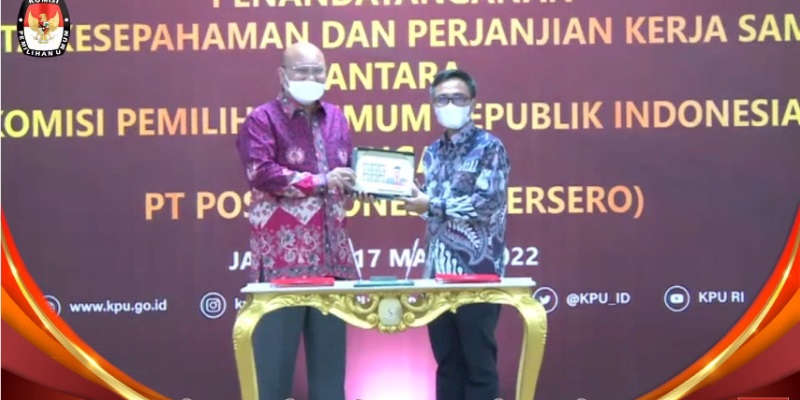 Permudah Pengiriman Logistik Pemilu 2024, KPU Gandeng PT Pos Indonesia