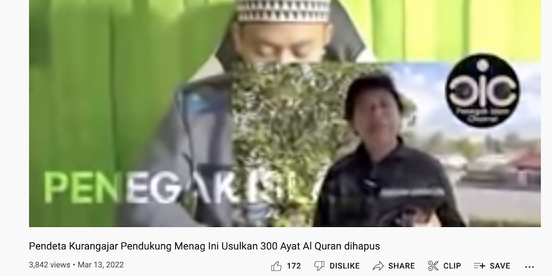 Viral, Seorang Diduga Pendeta Minta 300 Ayat Al Quran Dihapus