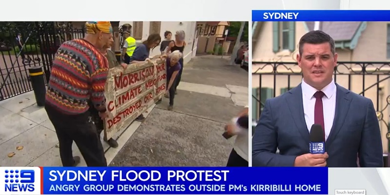 Bawa Truk Berisi Puing, Korban Banjir Australia Geruduk Rumah PM Scott Morrison