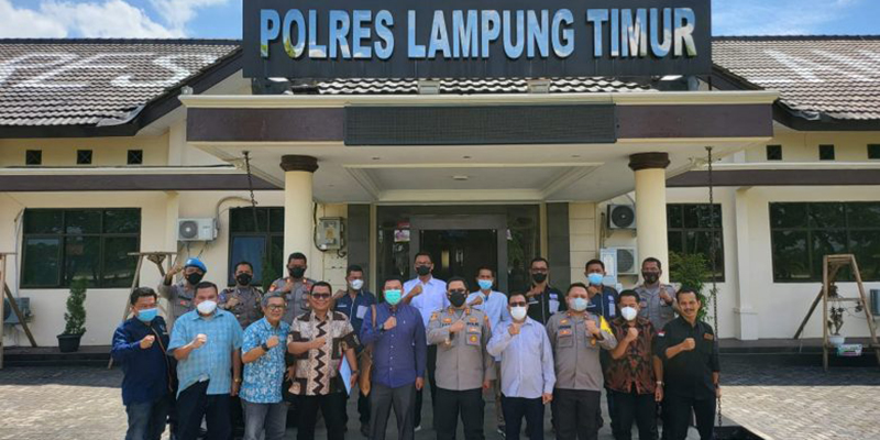 Polres Lampung Timur Terima Rombongan Dewan Pers, Ini yang Didiskusikan