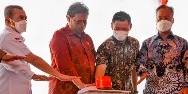 Airlangga <i>Groundbreaking</i> Investasi Terbesar di Pulau Sumatera