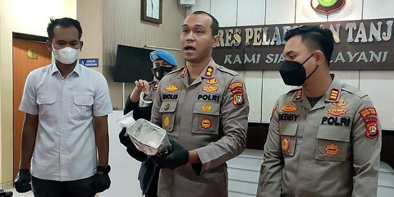 Secara Maraton, Polres Pelabuhan Tanjung Priok Tangkap 8 Pengedar, 2.2 Kg Sabu Diamankan