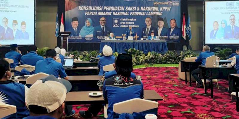 Songsong Pemilu 2024, PAN Lampung Deklarasi Pencalegan Dini
