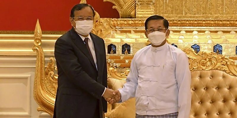 Tiba di Myanmar, Utusan Khusus Prak Sokhonn Dorong Lima Poin Konsensus ASEAN