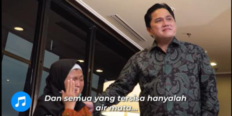 Bantu Nurlela, Erick Thohir Teringat Wejangan Almarhum Ayah Selalu Membantu Sesama