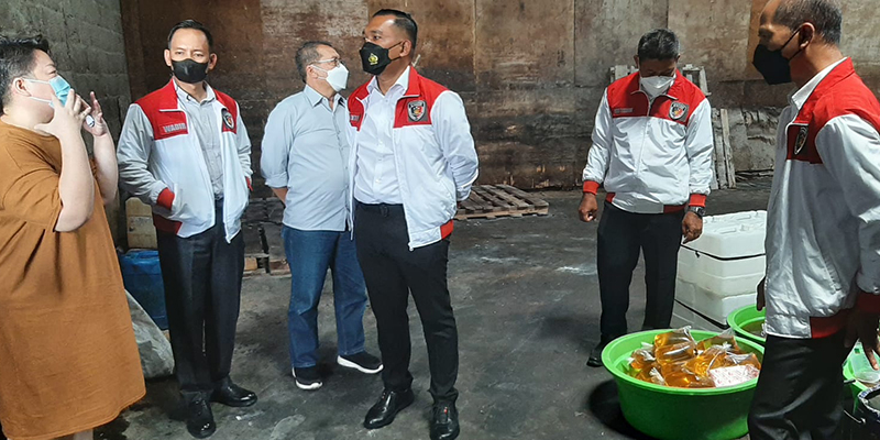 Kombes Roberto Pimpin Sidak Distributor Migor, Pastikan Harga Sesuai HET