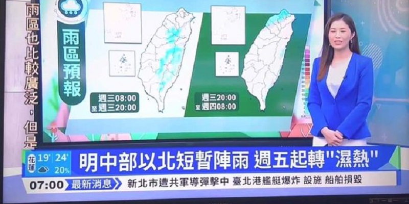 Keliru Beritakan Serangan China, TV Taiwan Minta Warga Tidak Panik