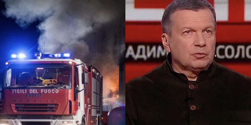 Vila Milik Presenter TV Pendukung Putin di Italia Dibakar Orang Tak Dikenal