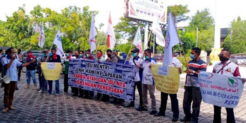 Tetapkan Upah Murah, FSPMI dan Aspek Indonesia Gugat Gubernur Aceh