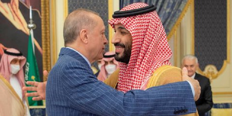 Bertemu Raja Salman dan Putra Mahkota MBS, Erdogan Perbaiki Hubungan Turki-Arab Saudi
