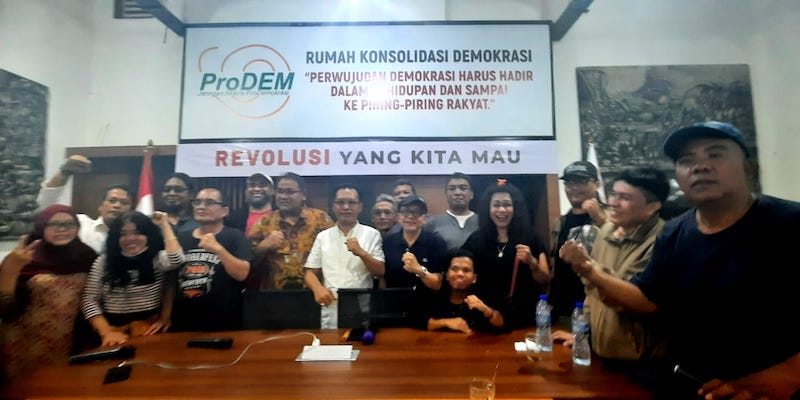 Jaringan Aktivis ProDEM Dukung Teguh Santosa Jadi Senator Jakarta