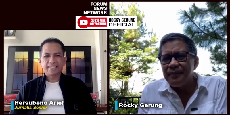 Rocky Gerung: Bisa-bisa Jokowi Dikudeta Oligarki Sawit