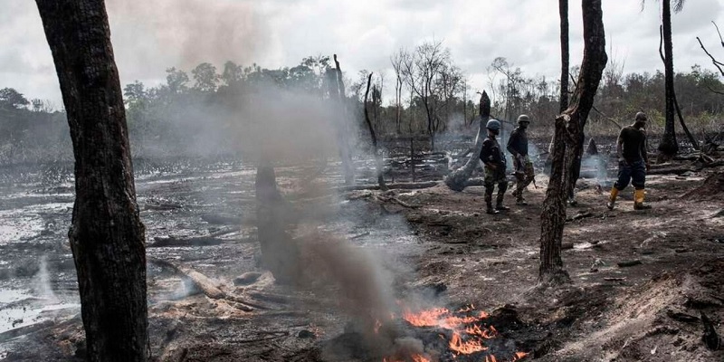 Kilang Minyak Illegal di Nigeria Selatan Meledak, 80 Tewas