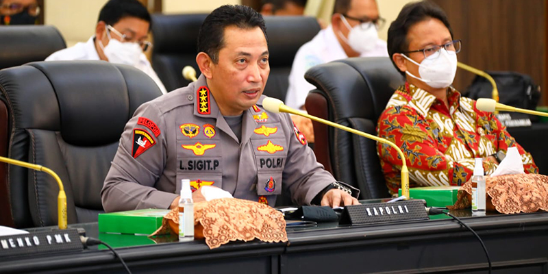 Rapat Lintas Sektoral, Kapolri Siapkan Strategi Mudik Aman dan Sehat