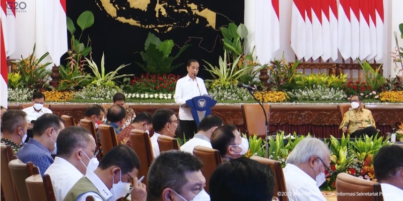 Pastikan Pemilu 2024 Terlaksana, Jokowi Minta Menterinya Fokus Kerja Sesuai Tugasnya