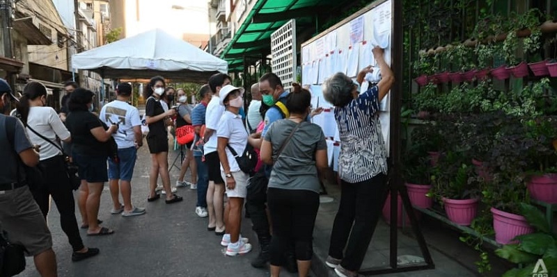 Pemilu Dimulai, Warga Filipina Sudah Antre Berikan Suara di TPS