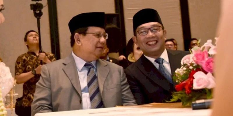 Prabowo Subianto-Ridwan Kamil Dianggap Duet Capres-Cawapres Ideal bagi Warga Jabar