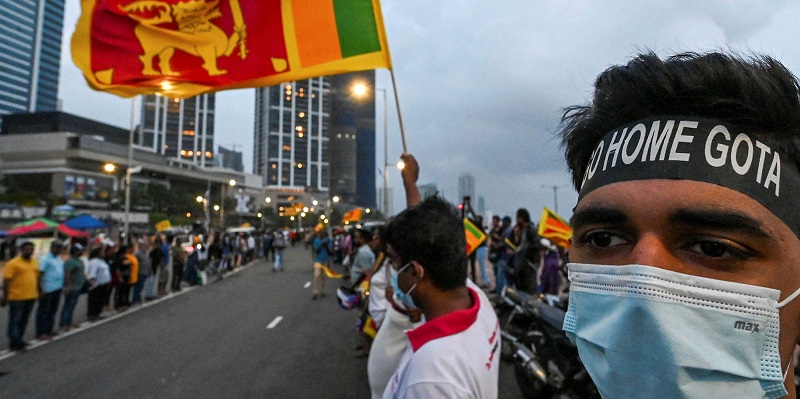Protes Sri Lanka Berlanjut, Pengunjuk Rasa: PM Baru Tak Bisa Menghentikan Perjuangan Rakyat