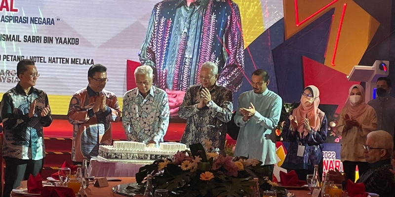 Perdana Menteri Sri Ismail Sabri Yakoob meresmikan peringatan Hari Wartawan Nasional Malaysia (Hawana 2022) di Melaka/Ist