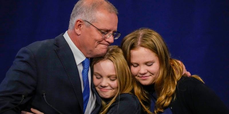 Kalah Dari Pemilihan, Scott Morrison Ingin Kembali Menjadi Ayah Seutuhnya Bagi Keluarga