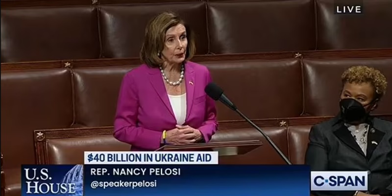 AS Loloskan Bantuan Rp 581 Triliun, Pelosi: Rakyat Ukraina Berjuang untuk Demokrasi Mereka yang Berarti untuk Demokrasi Kita Juga