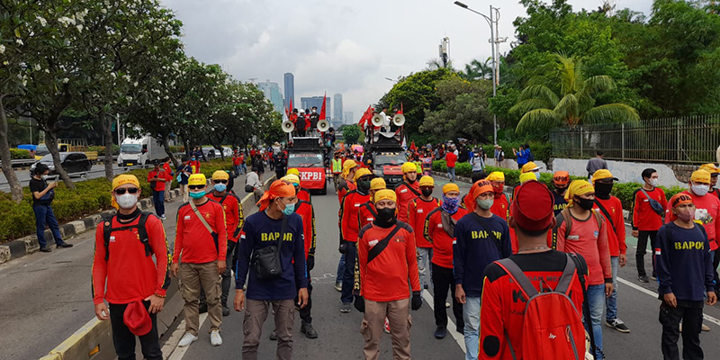 Ancam Mogok Produksi, Partai Garuda Ingatkan Buruh Tetap Taat Hukum