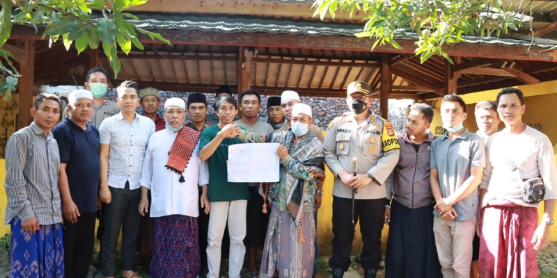 Dimediasi Polisi, Keributan Warga di Lombok Barat hingga Bakar Rumah Sepakat Berakhir Damai