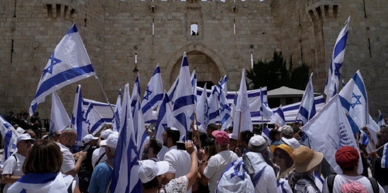 Pawai Bendera Israel, Ribuan Orang Serbu Gerbang Damaskus dan Kompleks Masjid Al Aqsa